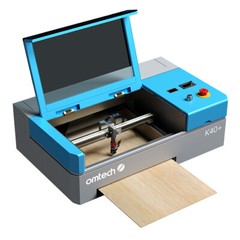 OMTech 45W K40+ CO2 Laser Engraver Marker 8x12in Desktop Machine W/ Rotary Axis