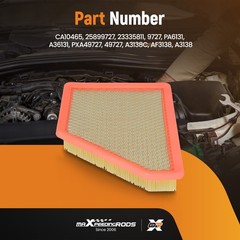 CA10465 Engine Air Filter for Chevrolet Equinox L4 2.4L 2010-2017 PA6131