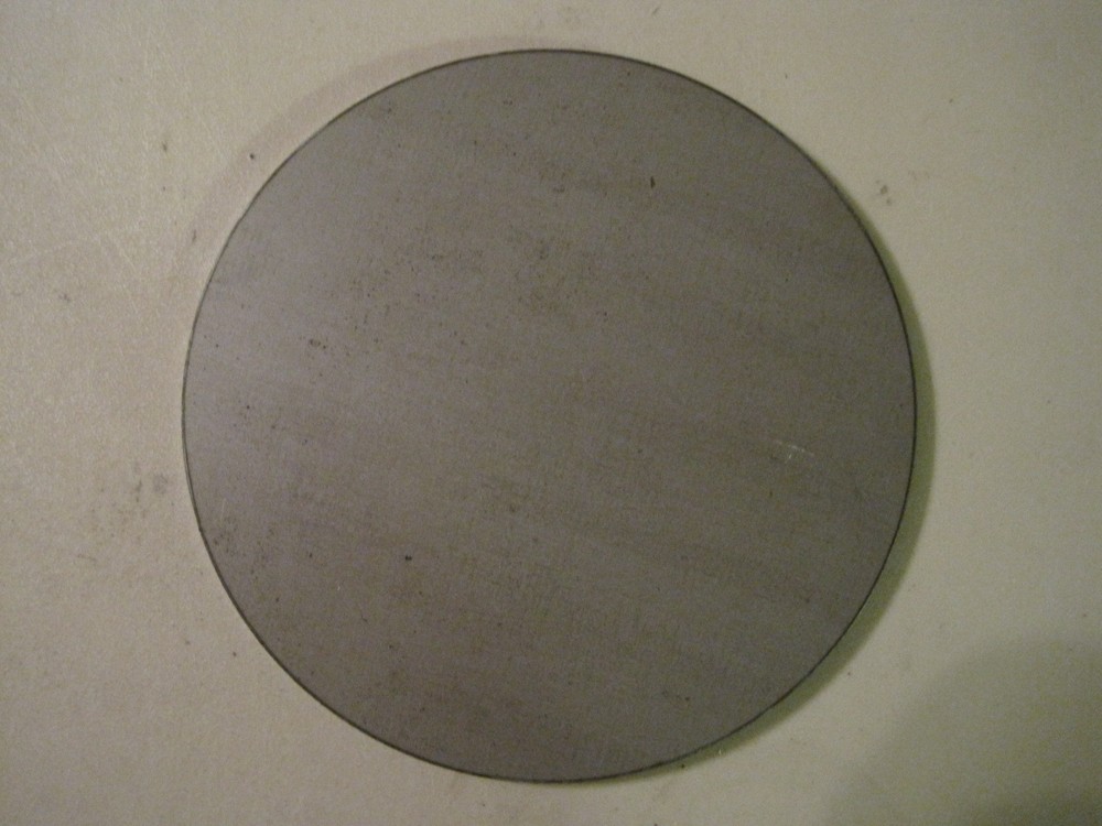 1/2″ Steel Plate, Disc Shaped, 9.00” Diameter, .500 A36 Steel, Round, Circle