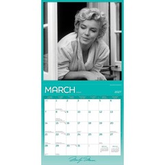 Marilyn Monroe OFFICIAL | 2027 12×24″ (Hanging) Monthly Square Wall Calendar