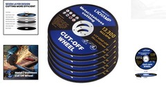 Versatile 6 Pack 4.5″ Cut Off Discs for Metal & PVC – High Precision Cutting