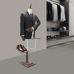 Male Clothing Display Rack Store Male Clothing Display Props Height Adjustable
