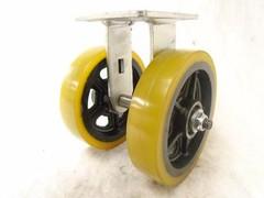6″ Kingpinless ERGO Maintenance Free Rigid Caster Precision Sealed Brg 1400 lbs