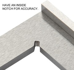 Compact 2 x 1.6 Inch Precision Square – Perfect for Woodworking and Machining