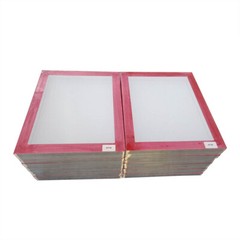 6pcs 20″ x 24″ Aluminum Frame with 110 White Mesh Silk Screen Printing Screens