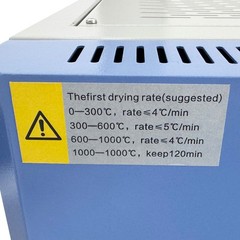 Muffle Furnace 110V, 2.5KW, 1200°C, 150mm Chamber, 51 Segments Programmable