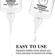 White Alcohol Ink for Epoxy Resin – 4 Ounce White Color Alcohol-Based Resin Ink