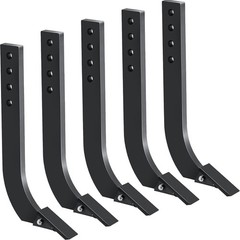 5 PCS 18”Box Blade Shank Scarifier Shanks Teeth 4 Holes Box Scraper Shank