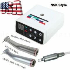 Dental NSK Style Brushless LED Micro Motor /1:5 1:1 Handpiece US