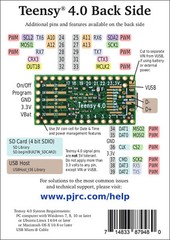 PJRC Teensy 4.0 iMXRT1062 Microcontroller Development Board Unlocked & Lockable
