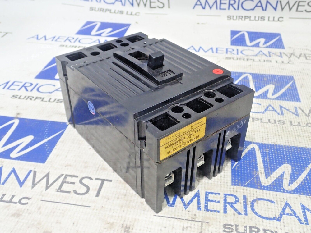 TED134C5030 General Electric 30 Amp 3 Pole 480V 50°C Circuit Breaker Tested