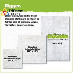 Crocodile Cloth Original Cleaning Wipes – 100 100 Count (Pack of 1), White