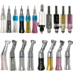 NSK Style Dental Slow Low Speed Handpiece Straight Contra Angle Air Motor 2/4H