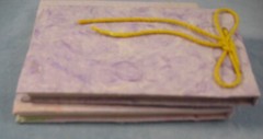 2 Handmade Natural Paper Blank Book-Journal-Diary-Notepad-Dream Book-Memo NOS