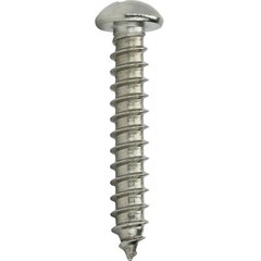 #6 Round Head Sheet Metal Screws Phillips Drive Stainless Steel All Size