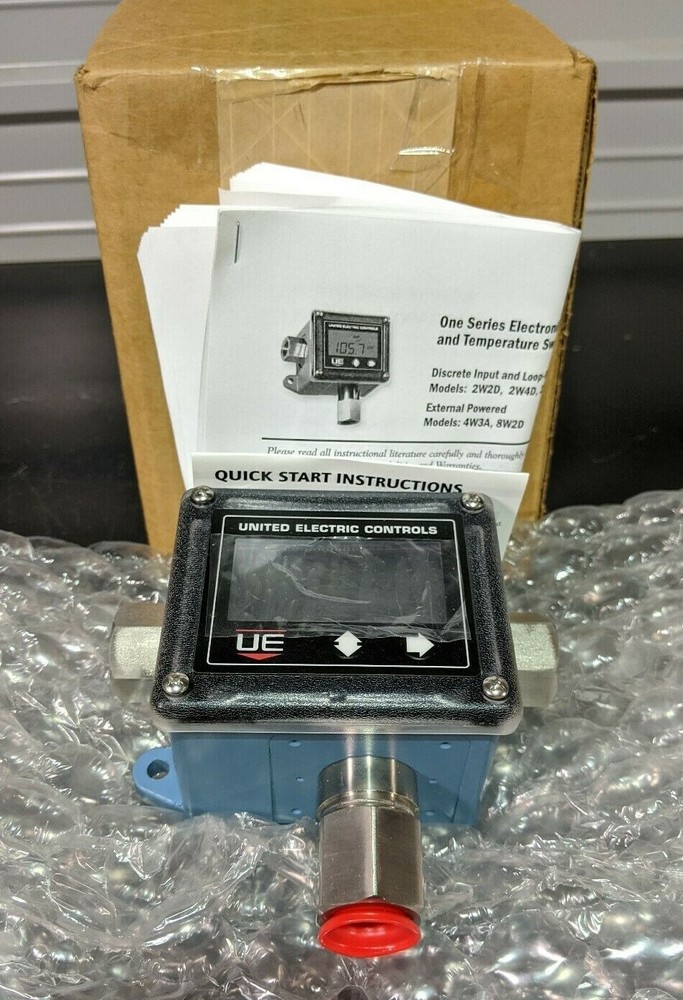 United Electric UE 2WLP41P14 Pressure Switch, 0-100 psi, 4-20 mA, Loop