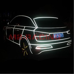 Reflective Tape Safety Self Adhesive Strip Reflector Sticker Decal 1CM x 150FT