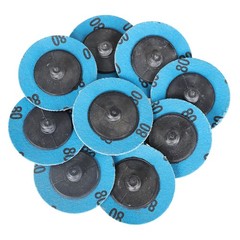 71PCS 2″ Roll Lock Sanding Discs Set W/ 1/4 Holder Die Grinder Quick Change Disc