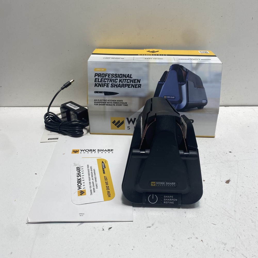 Work Sharp E5 Professional Electric Kitchen Knife Sharpener Black