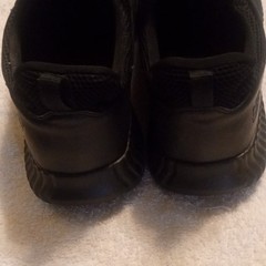 SKECHERS Slip Resistant Air-Cooled Memory Foam Wide Fit Shoes, Black