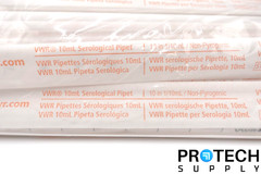 (25/Pk) VWR 89130-898 Serological Pipet 10 ml Polystyrene Total NEW