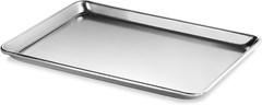 Commercial-Grade 18-Gauge Aluminum Sheet Pan/Bun Pan, Half Size, 13 X 18 X 1 Inc