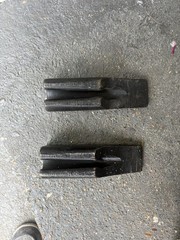 2 Scarifier Tips, Fits Some Gallion, Komatsu Motor Graders, 31281C, 1266753H1