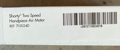 MIDWEST Shorty Air Motor Two-Speed 4 hole 710024D Dental Handpiece – NEW