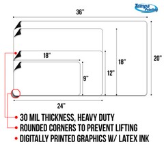 CUSTOM DESIGN Heavy Duty Vehicle Magnet Truck Car Sticker Sign USA CUSTOM