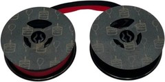 FJA Universal Typewriter Ribbon on Custom 2″ Spool x 1/2 Inch BLACK/RED INK