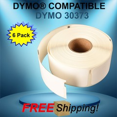 6 Rolls of 30373 Dymo® Thermal Labels Price Tag Labels Rat Tail Jewelry Watch