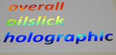 OILSLICK Rainbow Holographic Vinyl 24″ x 150 Feet, NeoChrome Shimmer Made in US