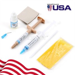 Dental Orthodontic Adhesive Light Cure Band Cement Shade Blue Glue Kit for Brace