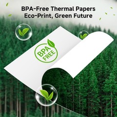 200 Sheets 8.5x11in US Letter Thermal Paper for Portable M08F-Letter Printer