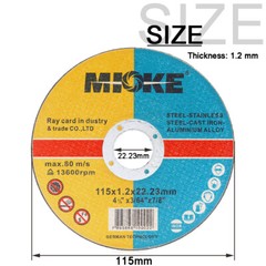 4.5″ Metal Cutting Discs 115mm Angle Grinder Disc Cut Blade Ultra Thin Steel