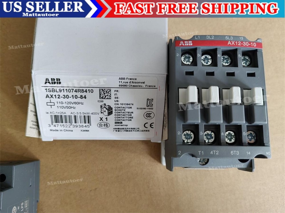 1PC AX12-30-10-84 AC 110V 50/60Hz AX12-30-10 Contactor
