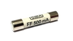 1 EACH NEW SIBA FF 500 mA DMI 1000 V 6.3mm x 32mm CERAMIC FUSE FF 500mA 0.5A