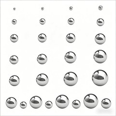 304 Stainless Steel Ball Dia 1mm-125mm High Precision Bearing Balls Smooth Ball