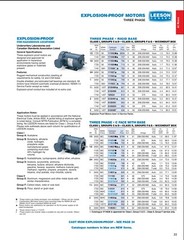 Leeson G121182.00 AC Explosion Proof Motor 2Hp 3PH 1740RPM 208-230/460V K145TC