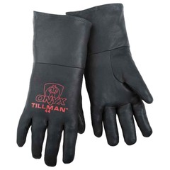 Tillman 44 ONYX 100% Top Grain Black Kidskin TIG Welding Gloves X-Large