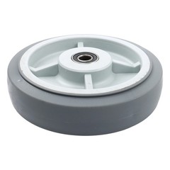 4 Pack Gray 1/2″ Axle Hole Replace Polyurethane 900 Pounds 8″ Caster Wheels