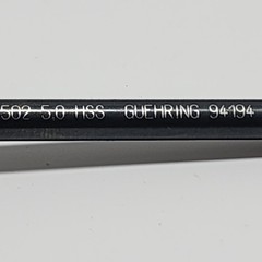 5.0mm / .197″ Dia. Long HSS Drills – Lot Of 2 New Guhring 502 Series 7-3/4″ OAL