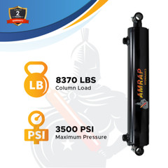 2×24 Hydraulic Cylinder 2″ Bore 24″ Stroke Double Acting Welded Cross Tube