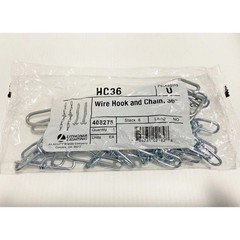 Lithonia HC36 Wire Hook & 36″ Chain New Free Shipping 2PACK