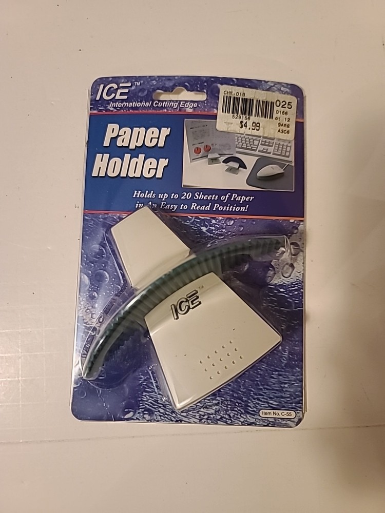 Vintage Paper Holder International Cutting Edge Desk Space Saver Office