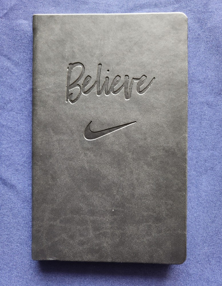 Limited Edition Nike x Castelli Italy “Believe” Flexible Softcover Lined Journal