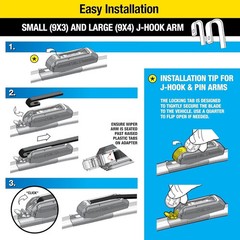 RainX 810195 Latitude 2-In-1 Water Repellent WiperBlades, 26″ and 17″ Windshield
