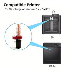 0.4MM Upgrade Ceramic Nozzle for Flashforge Adventurer 5/ 5M Pro Hotend Kit…
