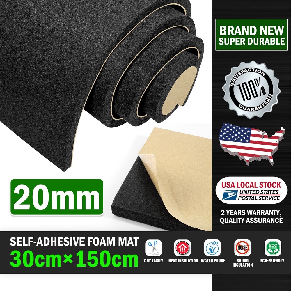 Suitable For Noise Reduction In Industral Sponge Rubber Sheet 12″×59″ 1Roll