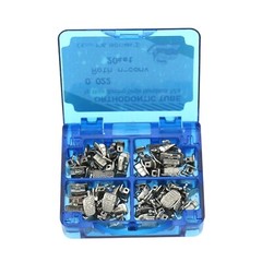 20 Sets Orthodontic Molar Bracket Buccal Tubes Roth MBT 022 1st 2nd ortodoncia